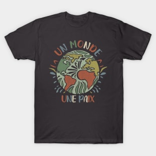 Un Monde Une Paix T-Shirt